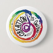 Rainbow Growth Mindset Teacher Button (Voorkant)