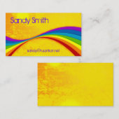 Rainbow Grunge Visitekaartje (Voorkant / Achterkant)