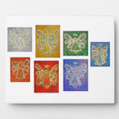 Rainbow Guardian Angels Schilderen Art Plaque Fotoplaat (Voorkant)