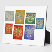 Rainbow Guardian Angels Schilderen Art Plaque Fotoplaat (Zijkant)