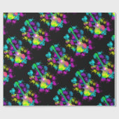 Rainbow Guitar Music Thed Cadeaupapier (Vlak)