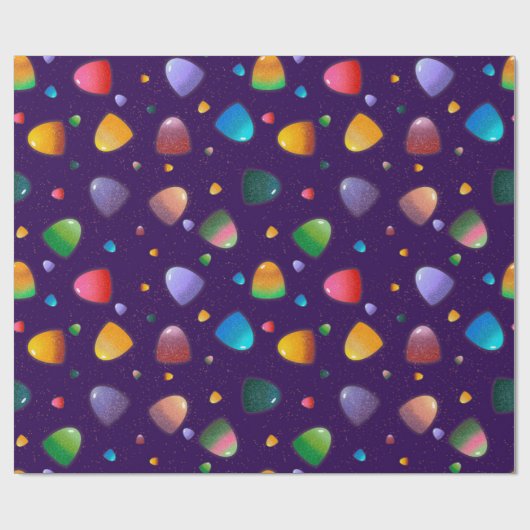 Rainbow Gumdrop Snoep Cadeaupapier (Vlak)