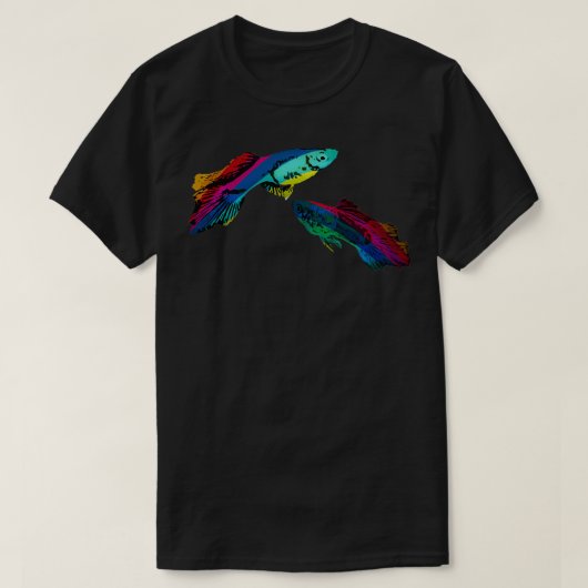 Rainbow Guppys T-shirt (Design voorkant)