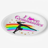  RAINBOW GYMNASTICS CHAMPION PAPIEREN BORDJE (Gekanteld)