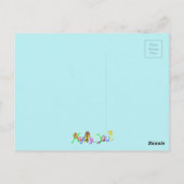 Rainbow Gymnastics door The Happy Juul Company Briefkaart (Achterkant)