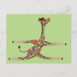 Rainbow Gymnastics door The Happy Juul Company Briefkaart