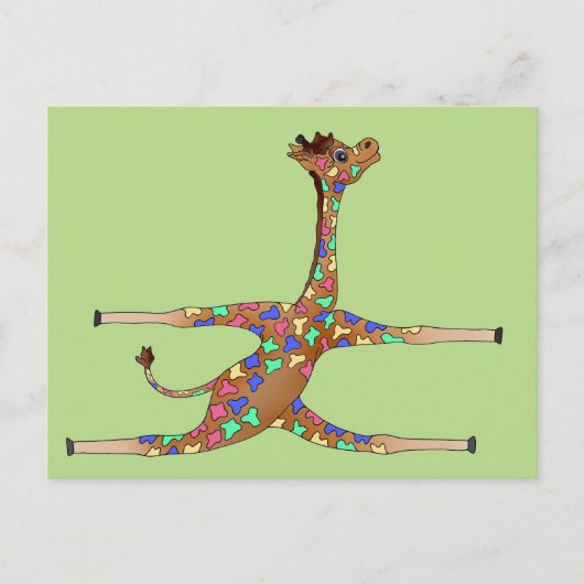 Rainbow Gymnastics door The Happy Juul Company Briefkaart (Voorkant)