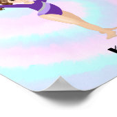 RAINBOW GYMNASTICS GYMNAST, persoonlijk Poster (Hoek)