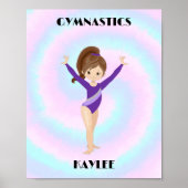 RAINBOW GYMNASTICS GYMNAST, persoonlijk Poster (Voorkant)