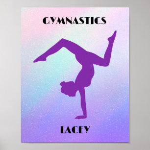 RAINBOW GYMNASTICS GYMNAST, persoonlijk Poster