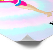 RAINBOW GYMNASTICS GYMNAST, persoonlijk Poster (Hoek)