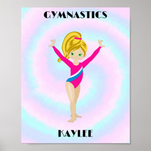 RAINBOW GYMNASTICS GYMNAST, persoonlijk Poster