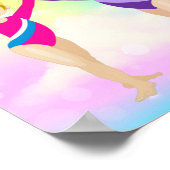 RAINBOW GYMNASTICS GYMNAST POSTER (Hoek)