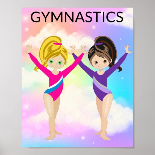 RAINBOW GYMNASTICS GYMNAST POSTER (Voorkant)