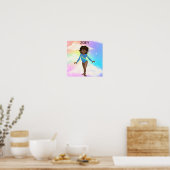 RAINBOW GYMNASTICS GYMNAST POSTER (Keuken)