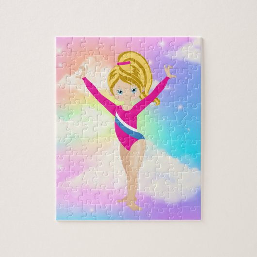 RAINBOW GYMNASTICS GYMNAST PUZZLE LEGPUZZEL (Verticaal)