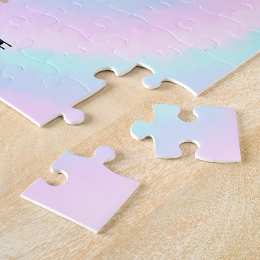 RAINBOW GYMNASTICS GYMNAST PUZZLE Persoonlijk Legpuzzel (Zijkant)