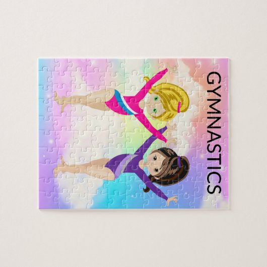 RAINBOW GYMNASTICS GYMNAST'S PUZZLE LEGPUZZEL (Horizontaal)