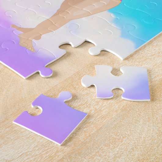 RAINBOW GYMNASTICS GYMNAST'S PUZZLE LEGPUZZEL (Zijkant)