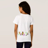 Rainbow Gymnastics van The Happy Juul Company T-shirt (Achterkant volledig)
