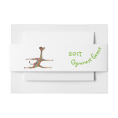 Rainbow Gymnastics van The Happy Juul Company Uitnodigingen Wikkel (Voorkant Voorbeeld)