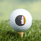 Rainbow Hair Golfballen (Insitu Shirt)
