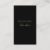 Rainbow Hair Stylist Profiel Kaarten Visitekaartje (Achterkant)