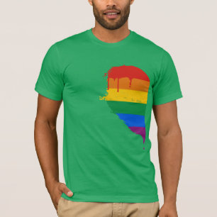 RAINBOW HALF HEART LINKS -.png T-shirt