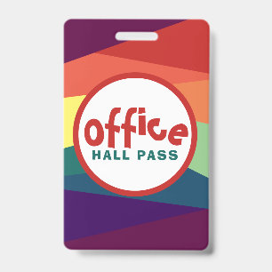 Rainbow Hall Pass voor leerkrachten Badge
