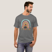 Rainbow Hallo 2de graad leraar T-shirt (Voorkant volledig)