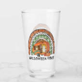 Rainbow Halloween Vibes Camper/ Trailer Glas (Achterkant)