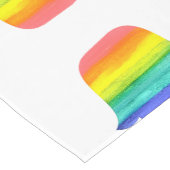 Rainbow Hamsa Art Table Runner Korte Tafelloper (Hoek)