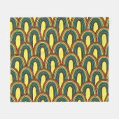 Rainbow Hand-Drawn:  naadloze charme. Fleece Deken (Voorkant (Horizontaal))