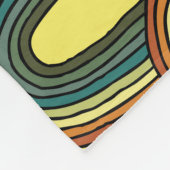 Rainbow Hand-Drawn:  naadloze charme. Fleece Deken (Hoek)