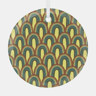 Rainbow Hand-Drawn:  naadloze charme. Glas Ornament