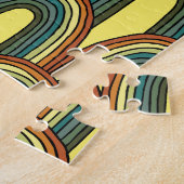 Rainbow Hand-Drawn: naadloze charme. Legpuzzel (Zijkant)