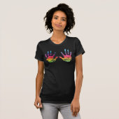 Rainbow Hands T-Shirt (Voorkant volledig)