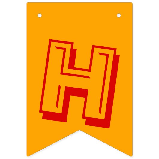 Rainbow Happy Birthday Vlaggetjes (Tweede vlag)