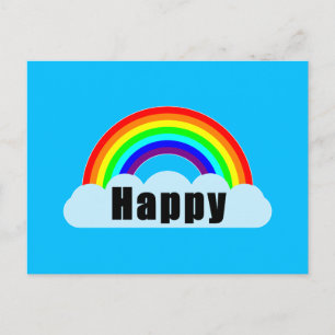 RAINBOW - Happy Briefkaart