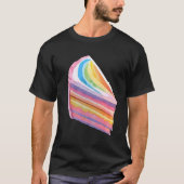 Rainbow happy cake t-shirt (Voorkant)