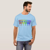 Rainbow Happy Chanukah-Shirten T-shirt (Voorkant volledig)