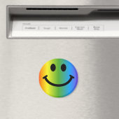 Rainbow Happy Face Magneet (Insitu (Vaatwasser))