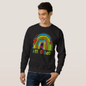 Rainbow Happy Last Day of School 2022 6th Grade th Trui (Voorkant volledig)