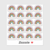 Rainbow Happy Mail Custom-Cut Vinyl Sticker (Vel)