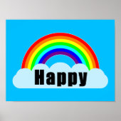 RAINBOW - Happy Poster (Voorkant)