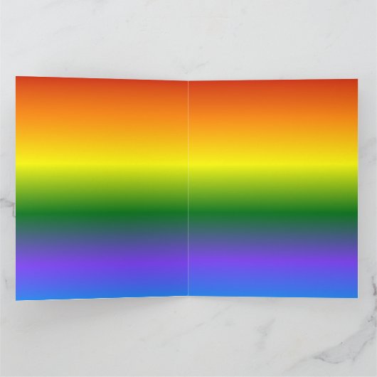 Rainbow Happy Retirement! Kaart (Binnen)