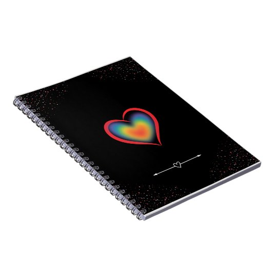 Rainbow Hart Notitieboek (Rechterzijde)