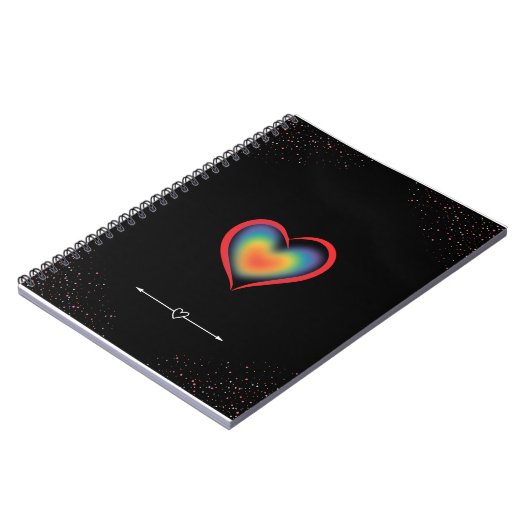 Rainbow Hart Notitieboek (Linkerzijde)