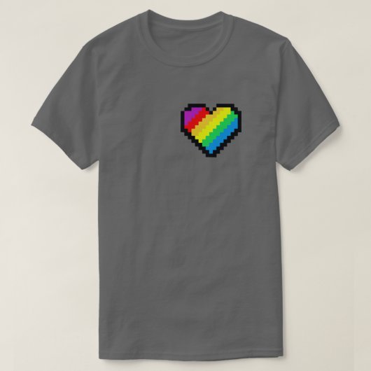 RAINBOW-HARTBEAT T-SHIRT (Design voorkant)