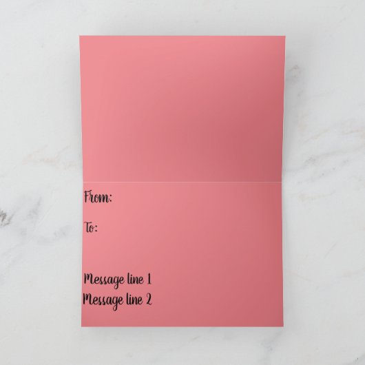 Rainbow Hartelijk dank Bedankkaart (Binnen)